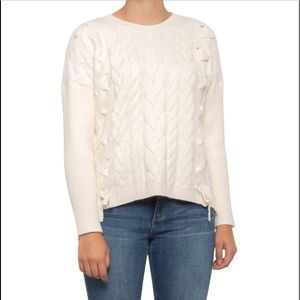 🆕 Maude Vivante Gabriella classic cable knit Sweater Cream
